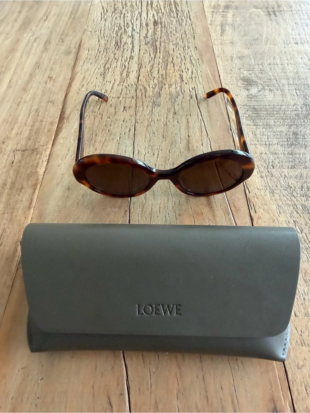 Loewe Tortoiseshell Round Sunglasses with Dark Brown Lenses - BRAND NEW